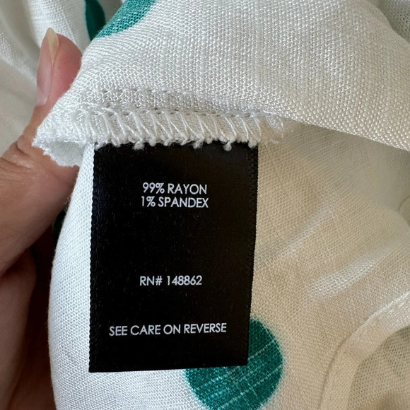 NWT Torrid Rayon Slub Tiered Buttoned-Front Top Polka Dot size 3X - Picture 10 of 11